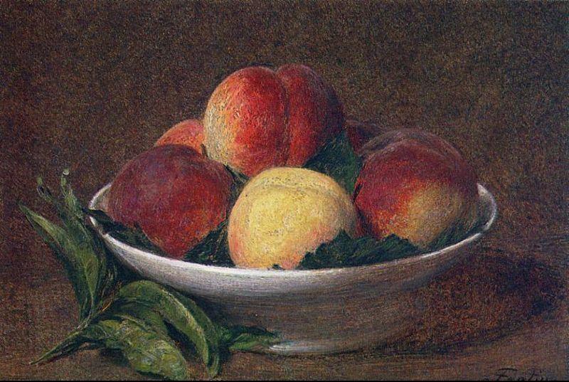 Henri Fantin-Latour Peaches in a Bowl